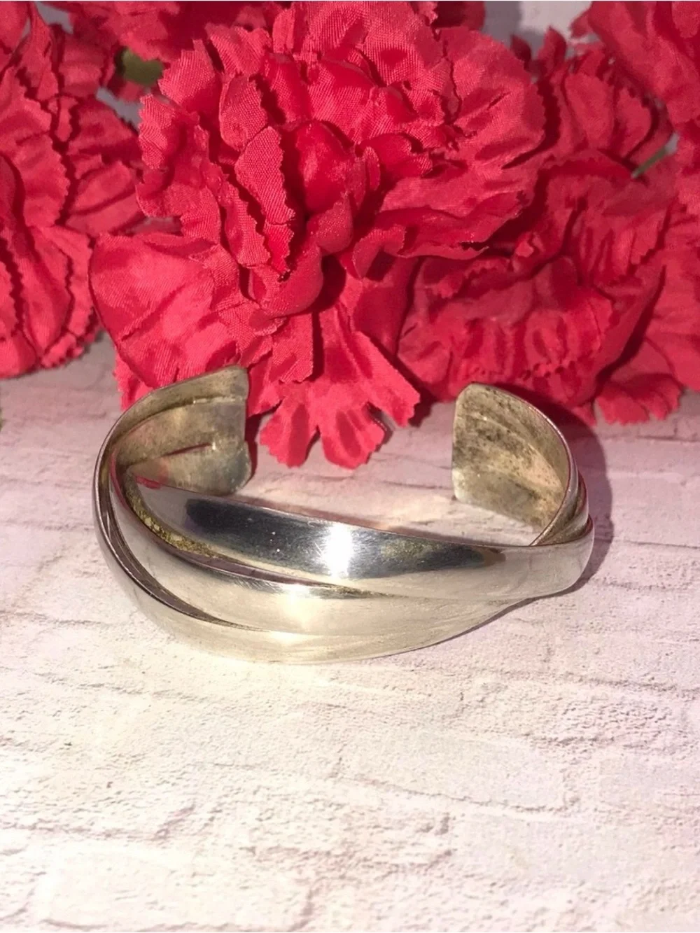 Classic Sterling Silver Twisted Cuff Bracelet